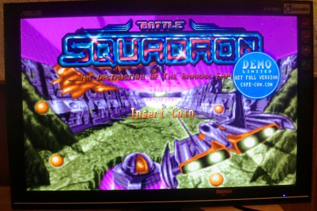 Title screen (screenshot by Old School Game Blog)