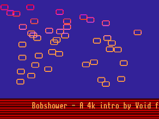 Bobshower - 4K intro by Void on the Amiga